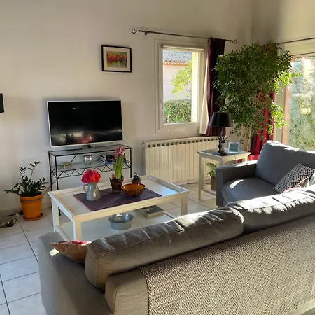 Charmante Climatisee Au Calme Proche Montpellier, Et Riviere Animaux Acceptes Villa